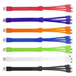 Mini 3-in-1 Multi-Function USB Charging Cable