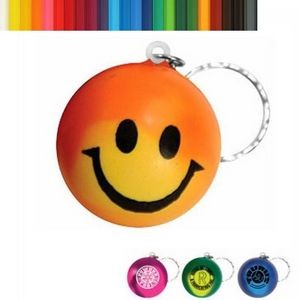 Smiley Face Mood Color Changing Stress Reliever Key Chain