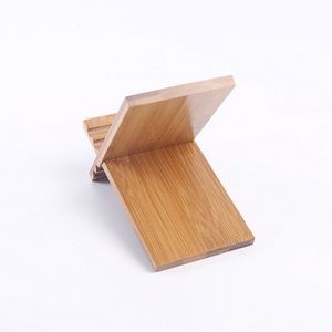 Bamboo Cell Phone Stand - Portable & Sustainable