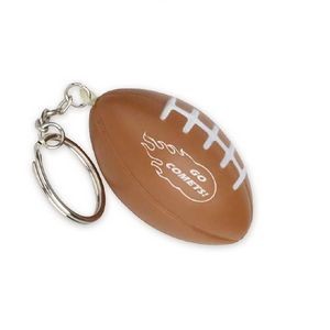 Rugby Football Key Ring PU Toy Stress Ball