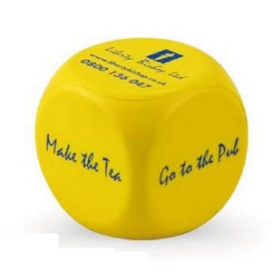 PU Dice Shaped Stress Reliever