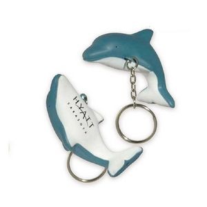 Dolphin Shape Stress Reliever Key Chain