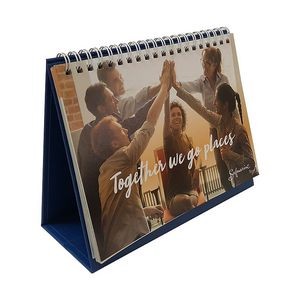 Personalized 12 Month Tent Style Desk Calendar
