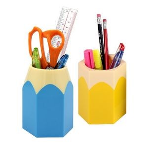 Multi-color Pen Plastic Container