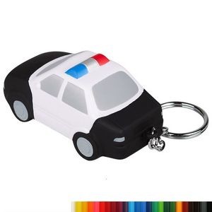 PU Foam Police Car Stress Ball Keychains