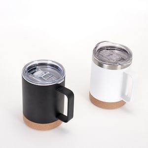12oz Portable Camper Tumbler with Cork Base (Double Walled)