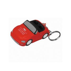 Convertible Car Shaped Stress Reliever w/Keychain