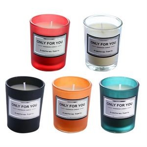 Glass Tin Scented Candle