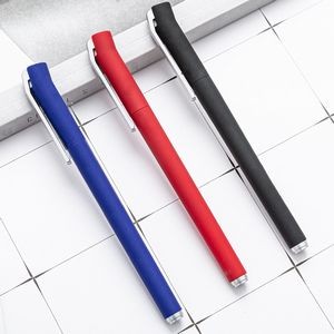 Custom Promotional Plastic Ballpoint Pen w/Clip & Cap