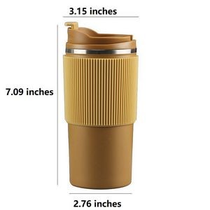 Stainless Steel Coffee Mug with Silicone Cup Cover