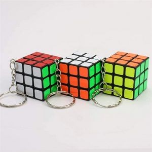 Mini Rubik Cube With Keychain