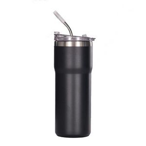 Stainless Steel Vacuum Insulated Tumbler with Straw-20oz