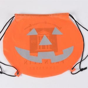 Custom Pumpkin Drawstring Backpack