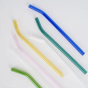 Reusable Multi-Color Glass Straw w/Logo