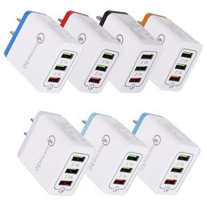Colorful Quick Charging 3USB Charger