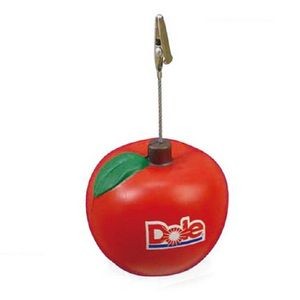 PU Apple Stress Reliever with Memo Holder