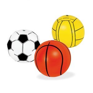 Creative Inflatable Football Volleyball Basketball 9 inches for Beach and Park