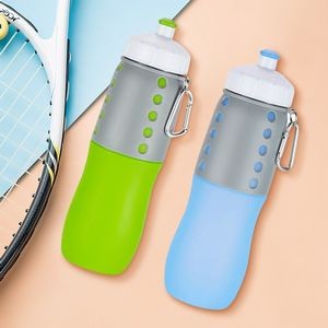 Collapsible Silicone Outdoor Sport Bottle 17oz