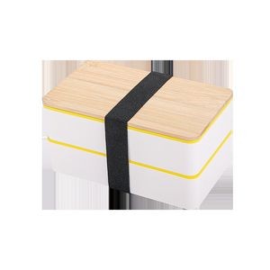 Scandinavian Simple Double Bento Box