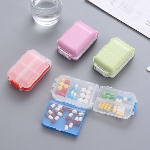 PP Plastic 3-layer 8-compartment Pill Box