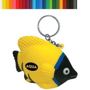 Tropical Fish PU Stress Reliever Key Chain