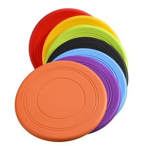 Silicone Bite Resistant Outdoor Dog Frisbee