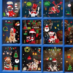 Christmas Reusable Static Window Sticker Decals