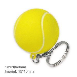 PU Custom Tennis Stress Ball Key Chain