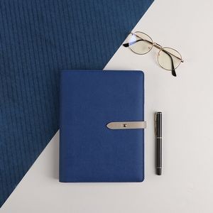 Business Notebook with Buckle Color Blocking A5