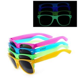 Classic Neon Rubberized Sunglasses