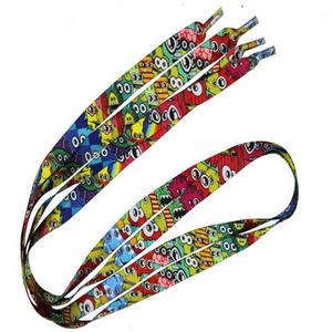 3/8 inches Inch Dye-Sublimated Waffle Weave Shoelaces