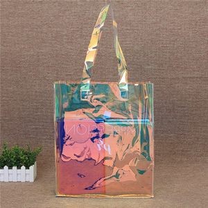 Holographic Laser PVC Tote Bag