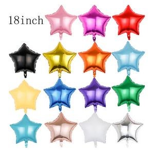 Multicolor Star Shaped 18 inches Aluminum Foil Balloon