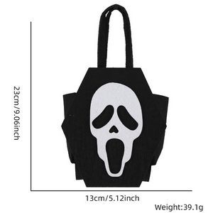 Skull Halloween Trick or Treat Nonwoven Candy Bag
