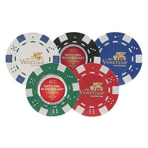 11.5 g Professional Clay Poker Chips w/ 4 Color Process with Logo