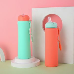 Creative Collapsible Silicone Eco-friendly Outdoor Coffee Bottle 21oz