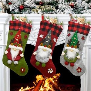 Hollow Face Christmas Socks