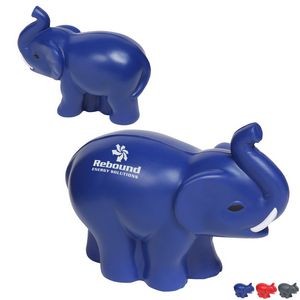 PU Elephant with Tusks Stress Reliever