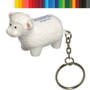 Sheep PU Stress Reliever Key Chain