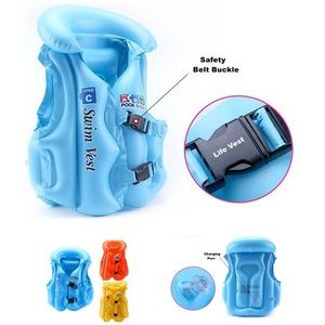 Children Inflatable Swimming Vest with Logo