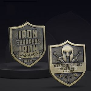 Metal Shield Shaped Challenge Coin