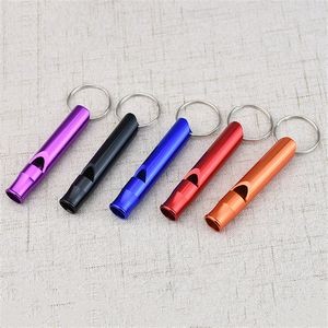 Aluminum Safety Whistle Keychain