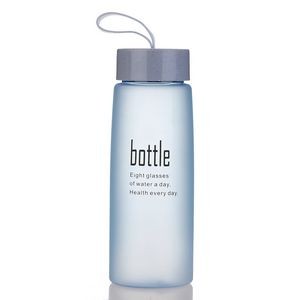 17 Oz. Portable Glass Bottle w/Strap