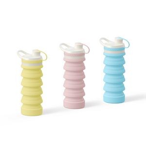 Colorful Collapsible Silicone Bottle 28oz