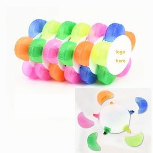 5-In-1 Five Color Fluorescent Flower Shaped Highlighter