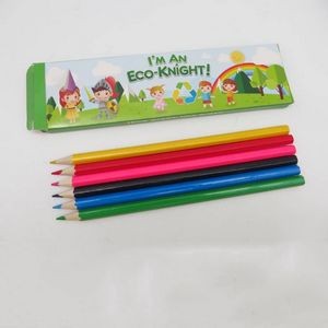 Colored Pencil Set in Box 6-Piece 7 Inch
