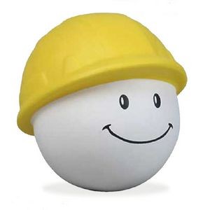 Hard Hat Man Shaped Stress Reliever
