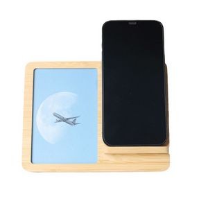 Wooden Photo Frame With Wireless Charger