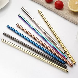 Reusable Stainless Steel Straw w/Logo