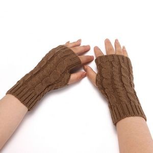 Fingerless Winter Knitted Gloves